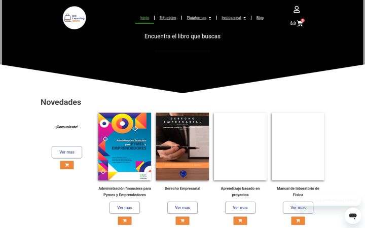 Screenshot of dclearningstore.com