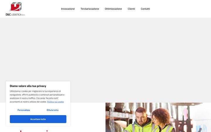 Screenshot of dclogistica.it