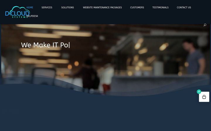 Screenshot of dcloud.systems