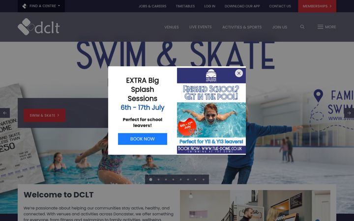 Screenshot di dclt.co.uk