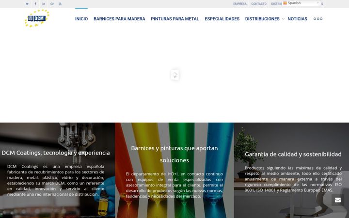 Ekrano kopija dcm-sa.com