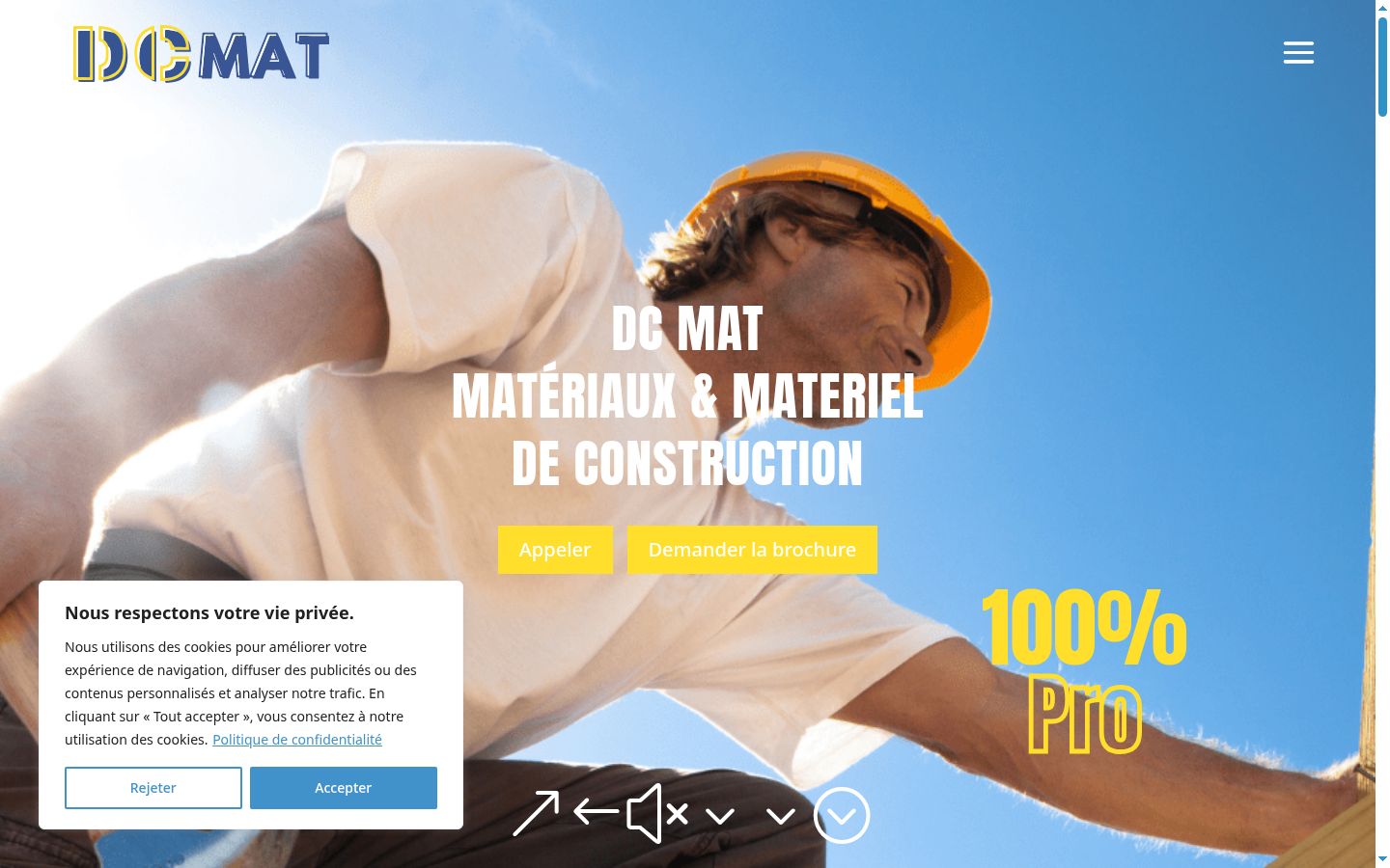 Screenshot tal-banner tal-kunsens muri qabel kwalunkwe interazzjoni