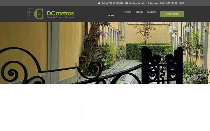 Screenshot of dcmetros.it