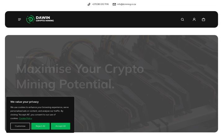 Ekrānuzņēmums no dcmining.co.za