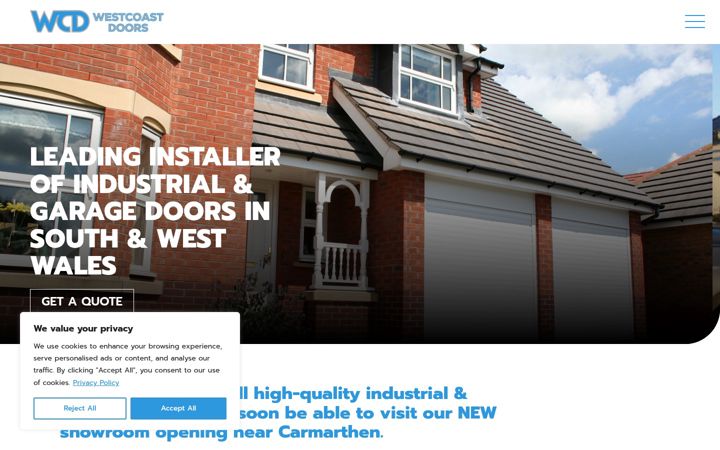 Screenshot of dcmtinstallation.co.uk