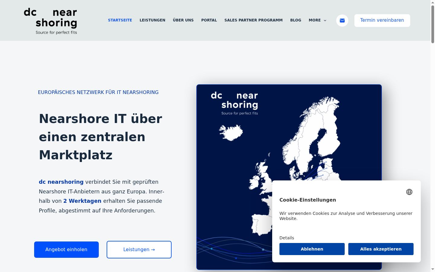 Screenshot van de toestemmingsbanner zoals getoond vóór enige interactie