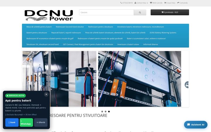 Ekrānuzņēmums no dcnupower.ro