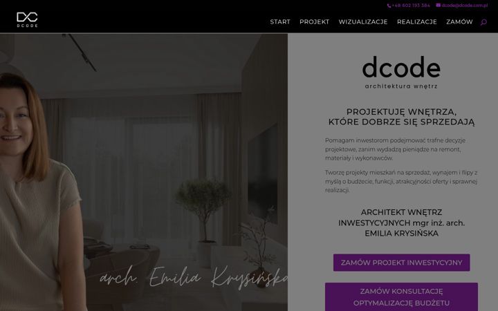 Skärmbild av dcode.com.pl