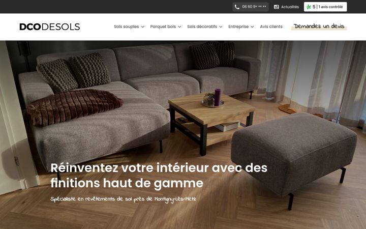 Screenshot of dcodesols.com