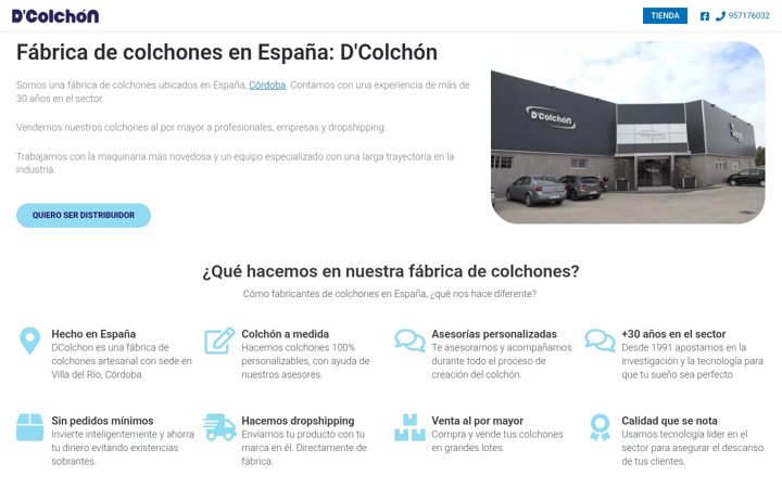 Screenshot ta' dcolchon.es