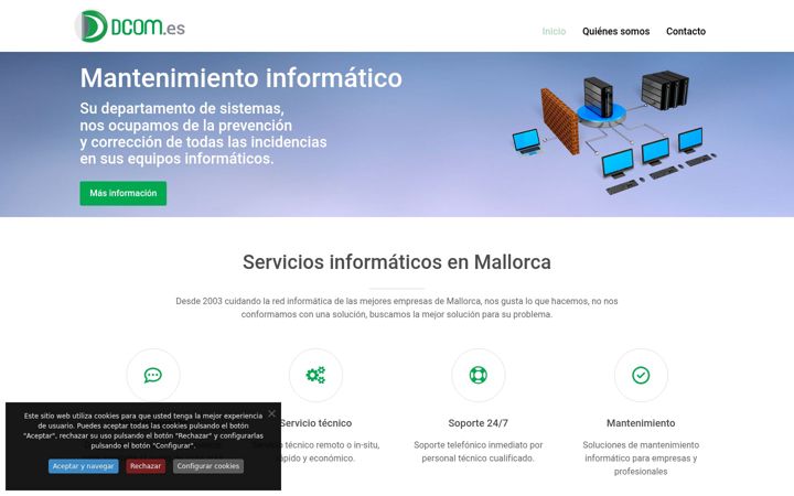 Screenshot ta' dcom.es