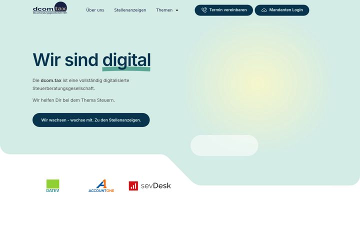 Screenshot of dcom.tax
