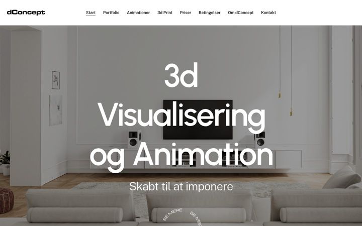 Screenshot of dconcept.dk