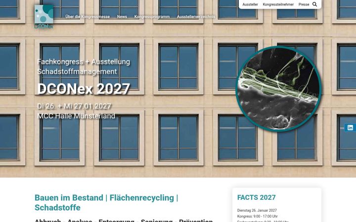 Screenshot of dconex.de