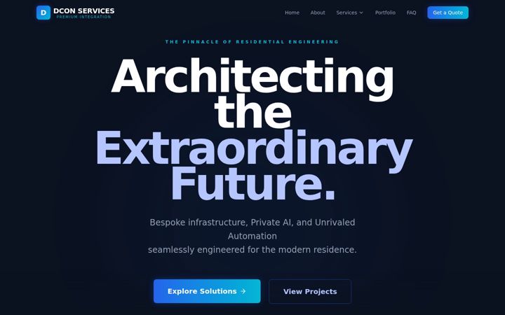 Screenshot of dconservicesinc.com