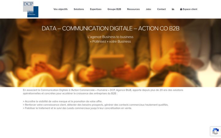 Captură de ecran a dcp-fr.eu