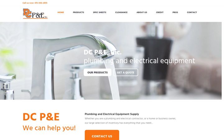 Screenshot of dcpande.com