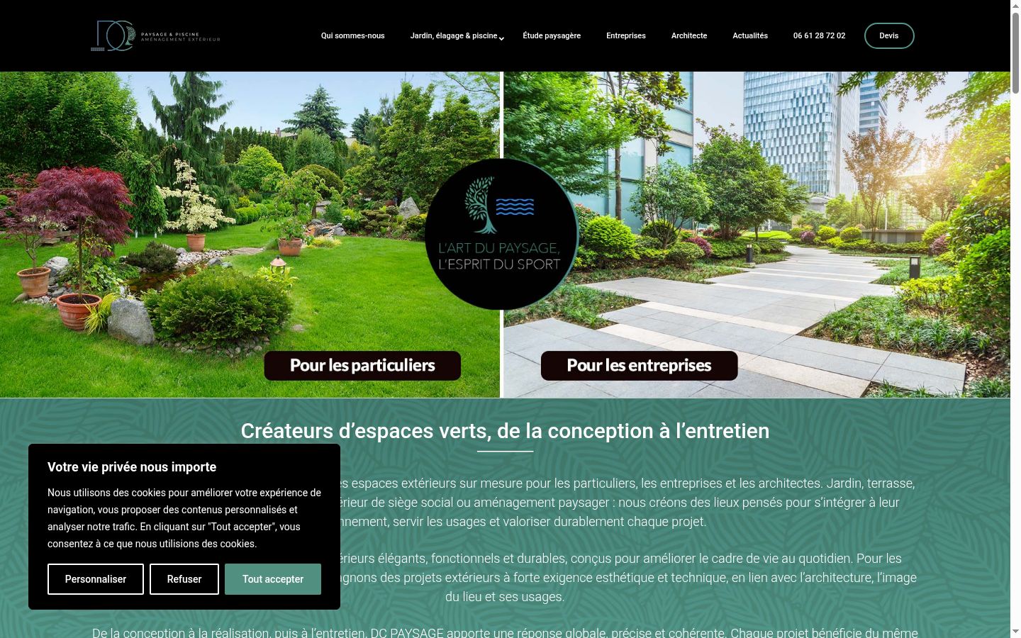 Screenshot tal-banner tal-kunsens muri qabel kwalunkwe interazzjoni