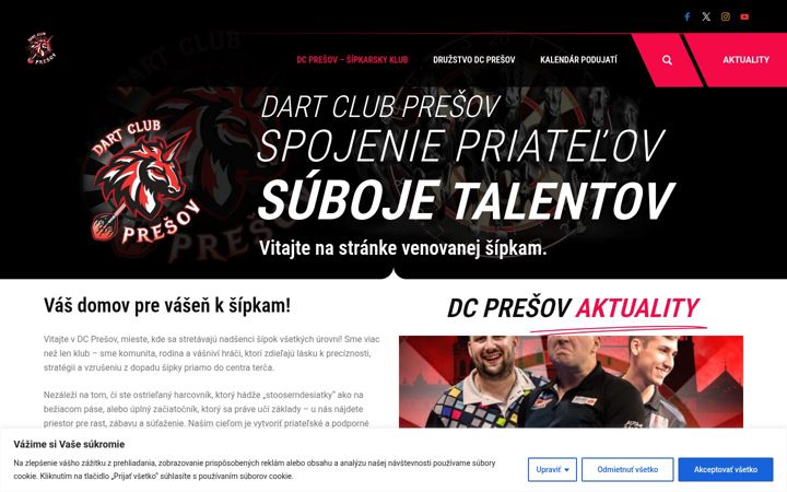 Screenshot of dcpresov.sk