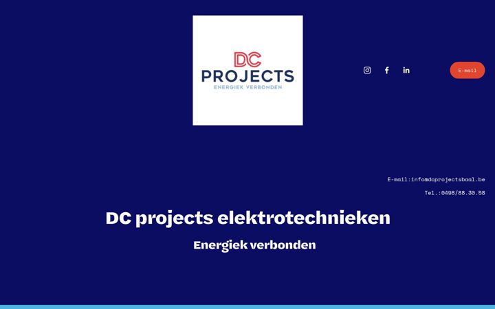 Screenshot of dcprojectsbaal.be
