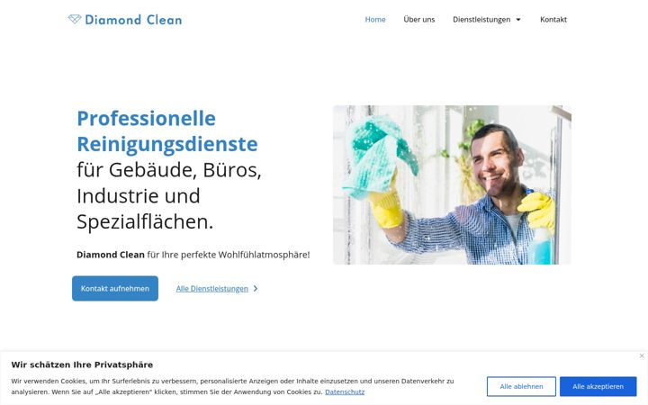 Screenshot of dcreinigung.de