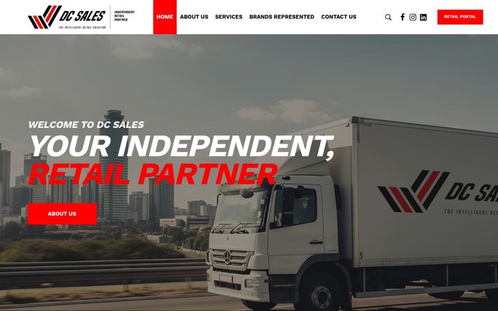 Képernyőkép: dcsales.co.za