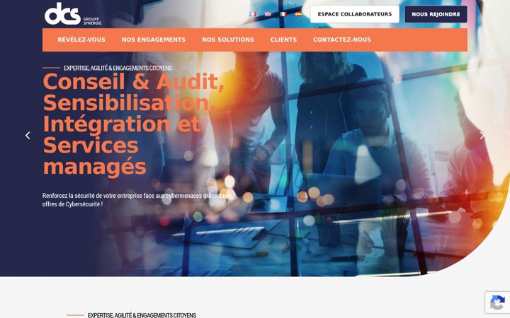 Screenshot of dcsit-group.com
