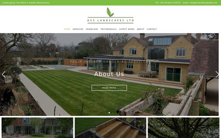 Screenshot of dcslandscapesltd.com
