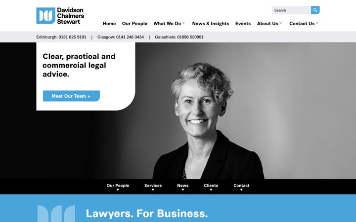 Screenshot of dcslegal.com