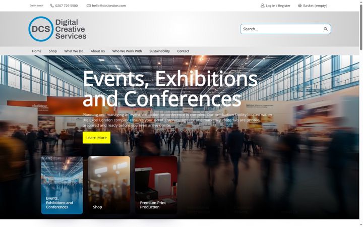 Screenshot of dcslondon.com
