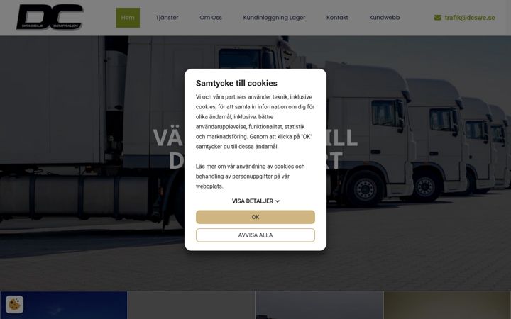 Captura de ecrã de dcswe.se