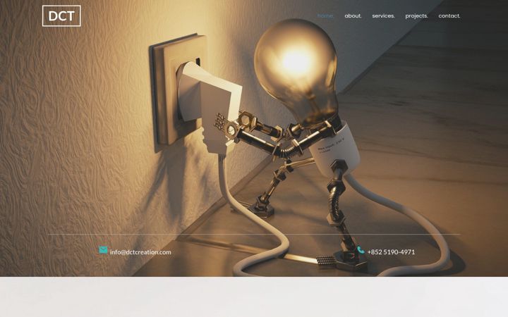 Screenshot of dctcreation.com