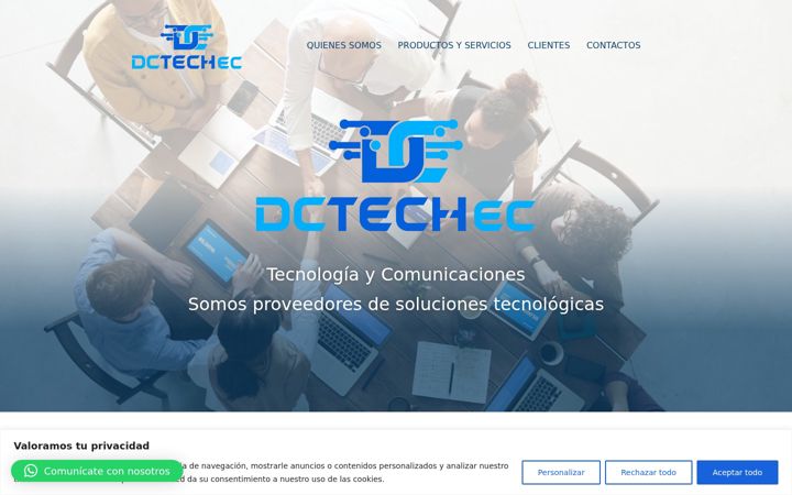 Screenshot of dctechec.com