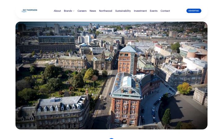 Screenshot of dcthomson.co.uk
