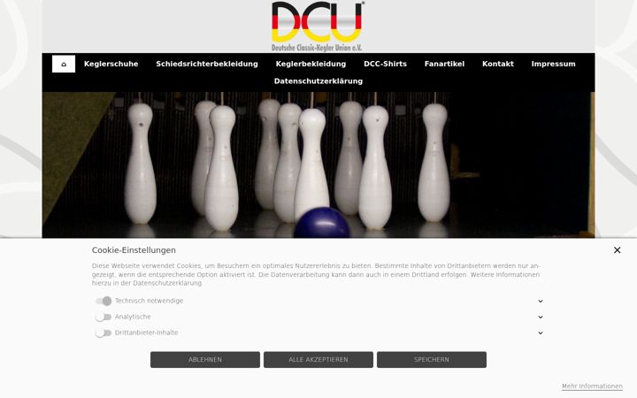 Screenshot of dcu-shop.de