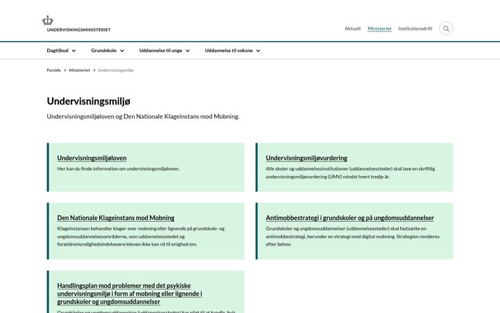 Screenshot of dcum.dk