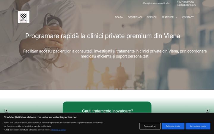 Ekrānuzņēmums no dcviennamedical.ro