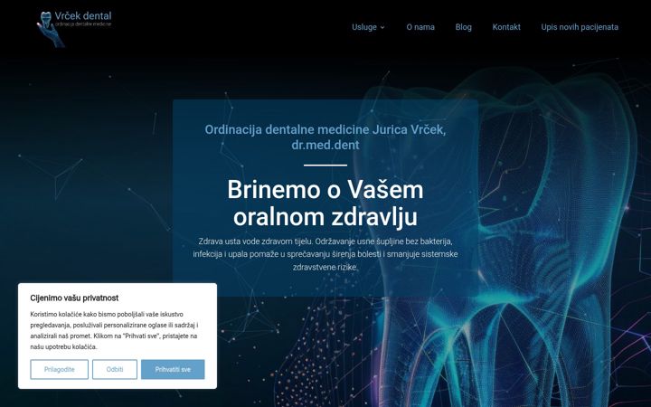 Screenshot of dcvrcek.com