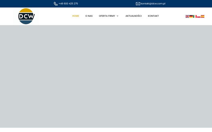 Skärmbild av dcw.com.pl