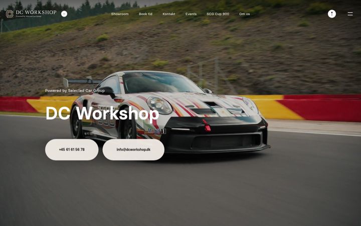 Ekrano kopija dcworkshop.dk