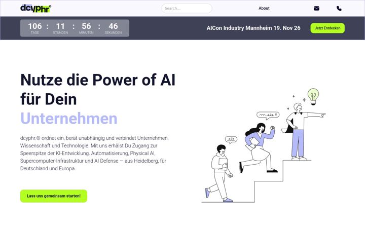 Екранна снимка на dcyphr.io