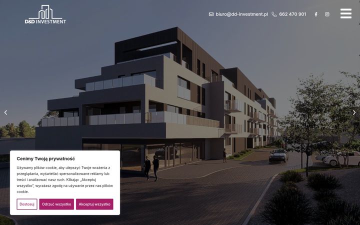Skärmbild av dd-investment.pl