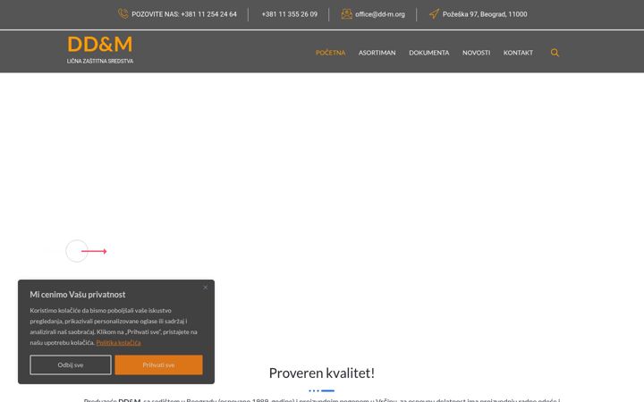 Screenshot of dd-m.org