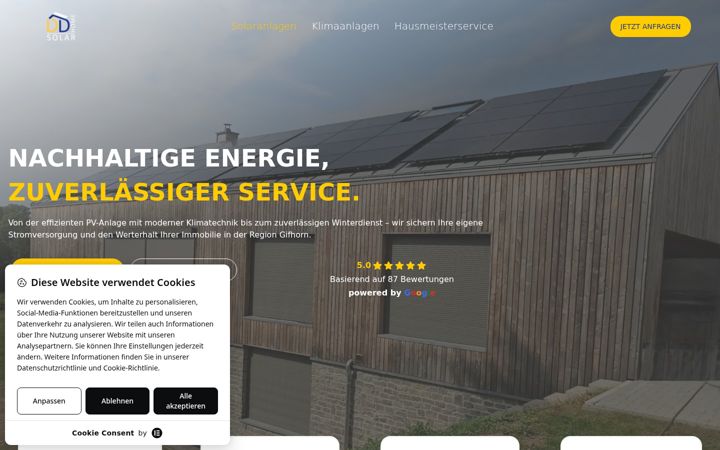 Screenshot of dd-solar.de