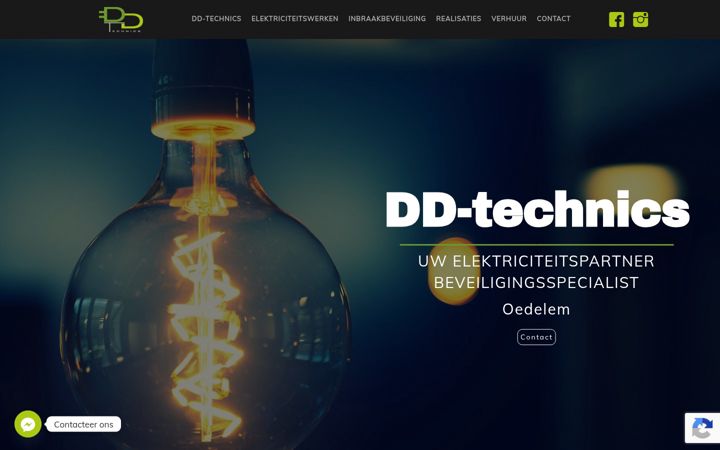 Screenshot of dd-technics.be
