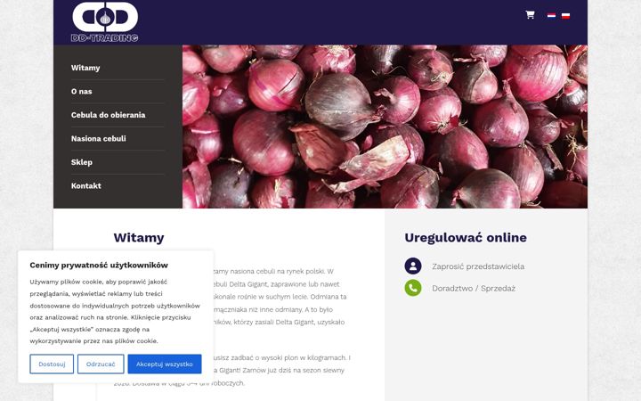 Skärmbild av dd-trading.pl