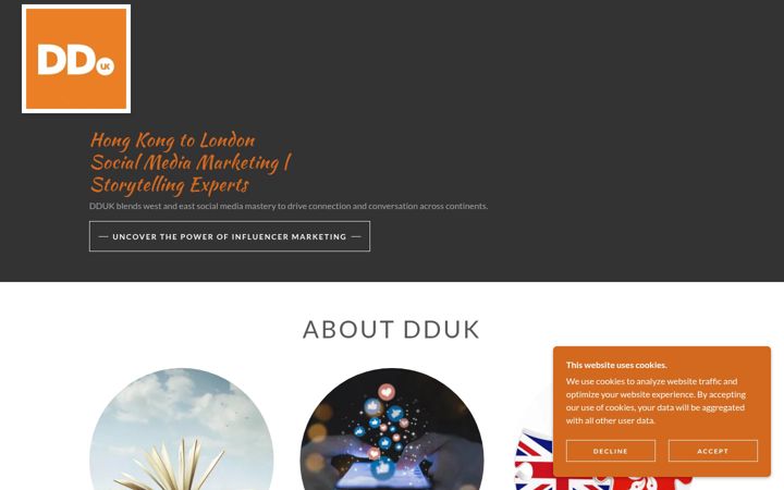 Screenshot of dd-uk.co.uk