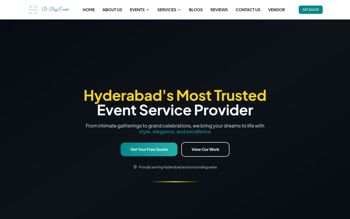Screenshot of ddayevento.com
