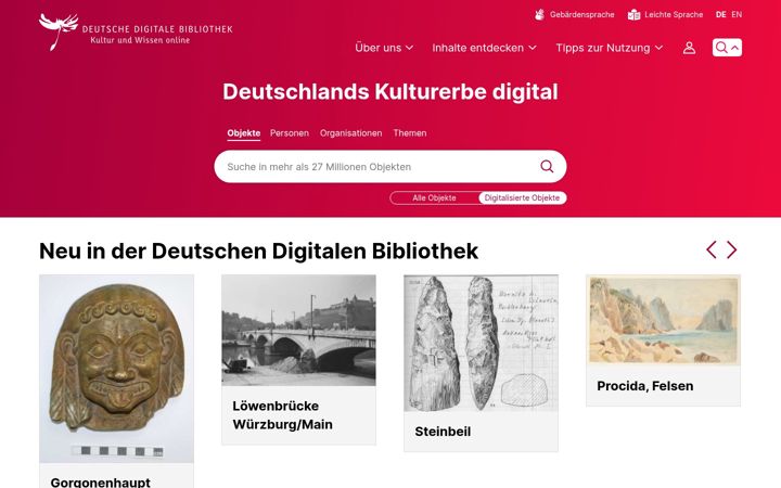 Zrzut ekranu ddb.de