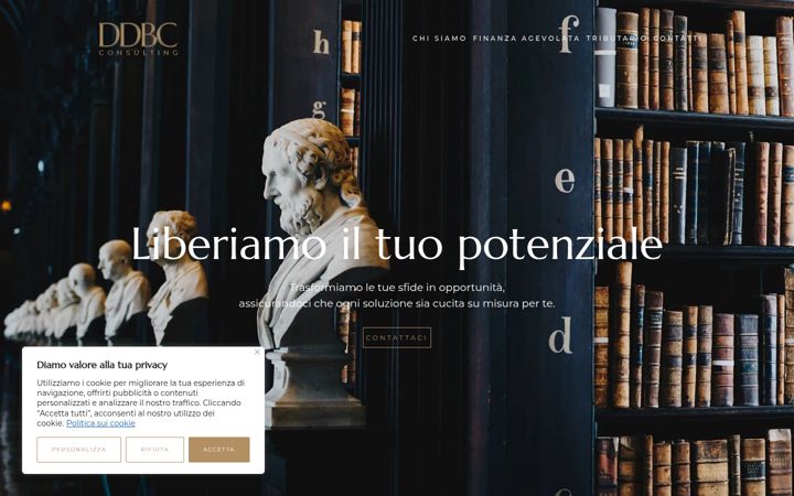 Screenshot von ddbconsulting.it